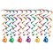 Beistle Pack of 12 Multi Assorted Colors “40” Birthday Whirls - 32”
